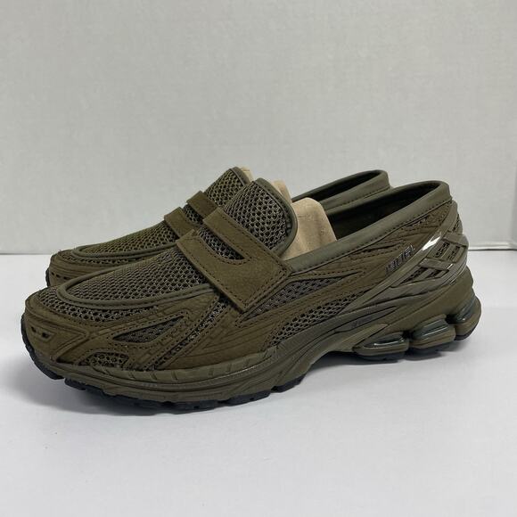 New Balance 1906L Woodland U1906LNV Size 10 Men Brown Green Suede Loafer Mesh